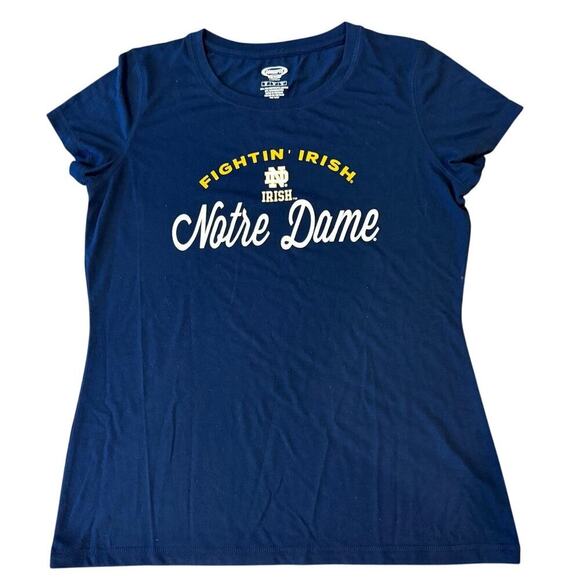 Concepts Sport Tops - NOTRE DAME University Collegiate Gameday Top Shirt Tee Women M